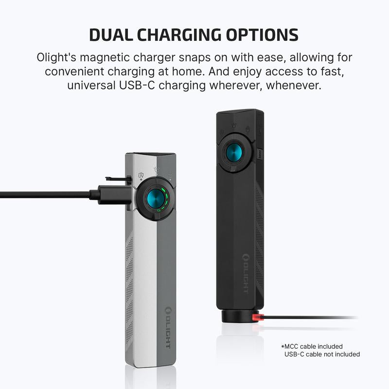 NESTILY ArkPro™ — 4-in-1 EDC Flashlight (Green Beam + UV + Flood + Spotlight | 1500 Lumens )